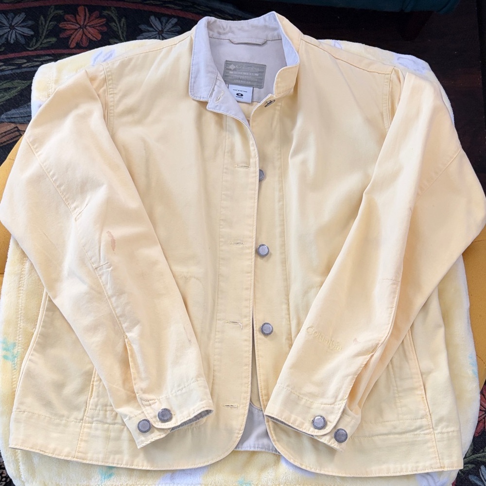 Columbia Women's Soft Yellow Utility Jacket